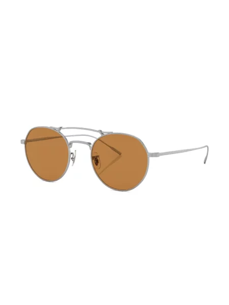 Saulės akiniai Oliver Peoples sidabrinė