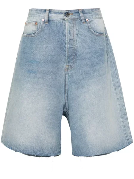 Pantaloni scurți din denim Vetements albastru