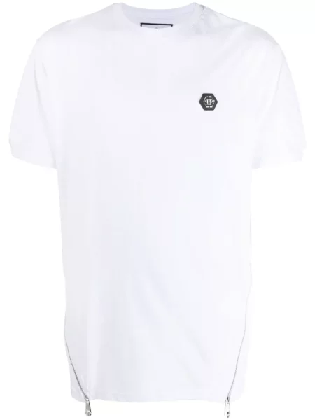 Tricou Philipp Plein alb