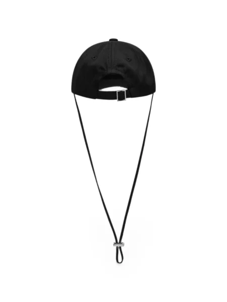 Șapcă Jacquemus cu franjuri negru