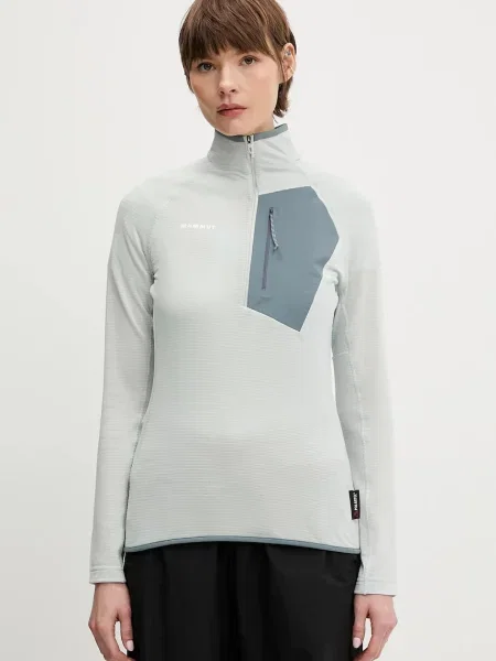 Sportovní mikina Mammut Aenergy Light s aplikací zelená