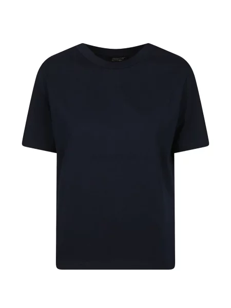 Scurt tricou Aragona cu decolteu rotund albastru