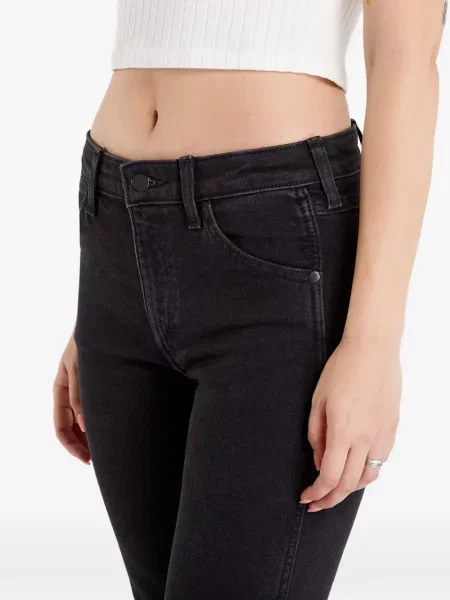 Blugi Wrangler cu autograf negru