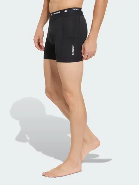 Adidas Pantaloni scurți sport Techfit Hybrid negru