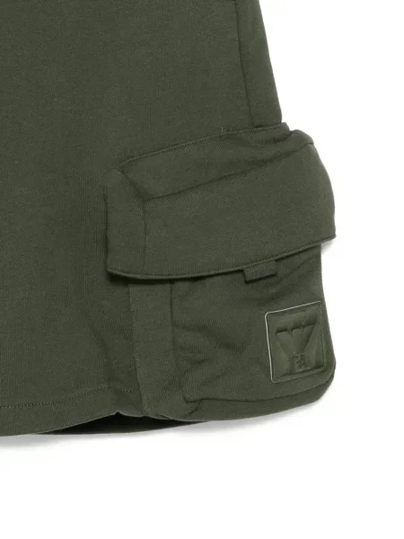 Szorty cargo dziecięce Emporio Armani zielone