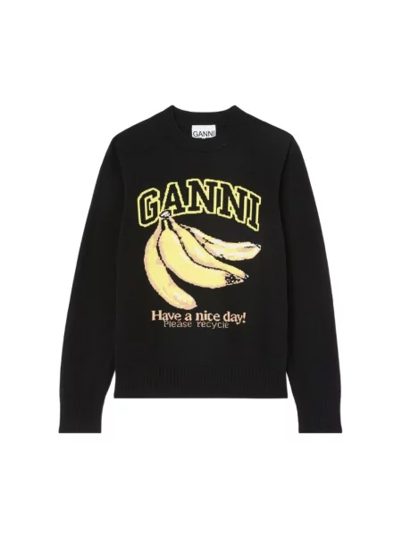Sweter Ganni czarny