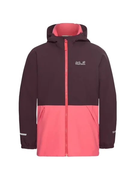 Kurtka dziecięca Jack Wolfskin fioletowa