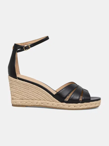 Кожаные эспадрильи Lauren Ralph Lauren на танкетке