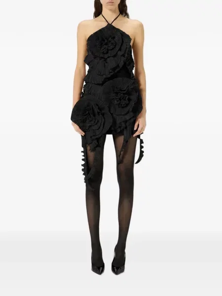 Tafta rochie mini Blumarine negru