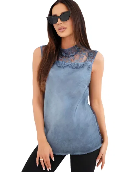 Lumera Blúzka Celia námornícka modrá