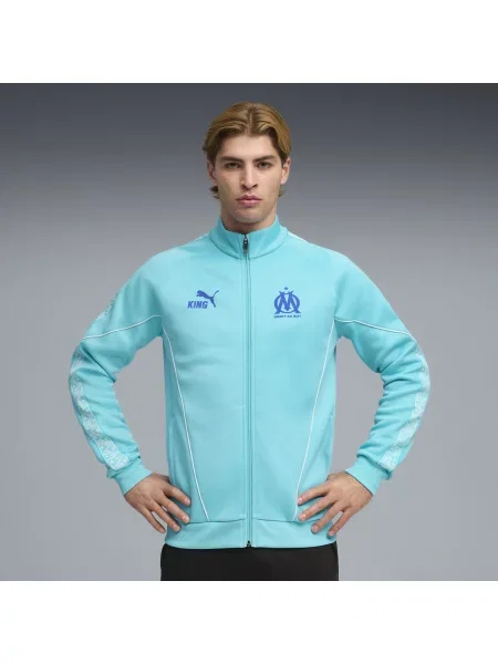 PUMA kurtka Olympique Marsylia KING Anthem Odzież S niebieski