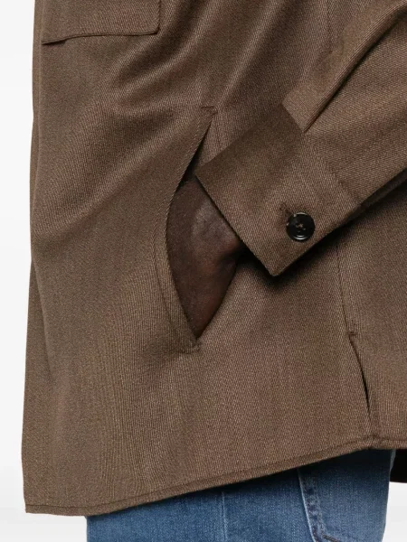 Cămașă Zegna de lână maro