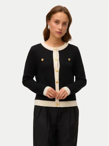 Vero Moda Kardiganas Oli juoda