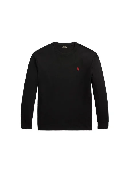 Tricou mânecă lungă Ralph Lauren clasic negru