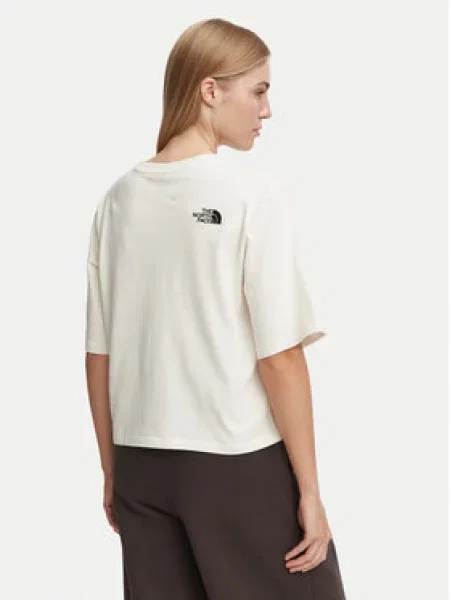 The North Face Marškinėliai Šviesiai Boxy Fit smėlinė