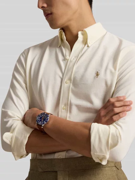 Koszula casualowa o kroju regular fit z czystej bawełny Polo Ralph Lauren biała