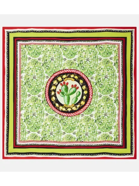 Fular Dolce&gabbana de mătase cu imagine