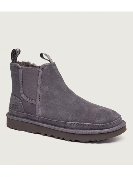 UGG Bocanci M Neumel Chelsea | piele întoarsă gri