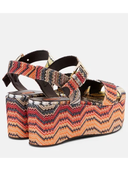 Sandale Missoni cu platformă