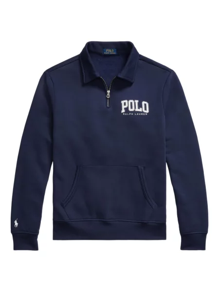 Ленени карирани чорапи Polo Ralph Lauren джобове на гърдите черно