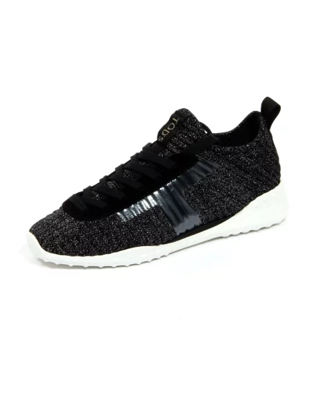 Sneakersy Tod's skórzane czarne