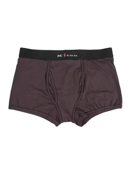 Bokserki Kiton z logo brązowe