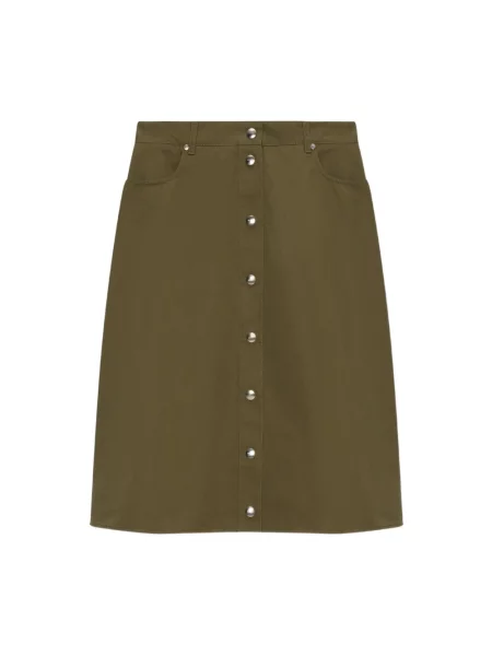 Spódnica midi Msgm dzwony zielona