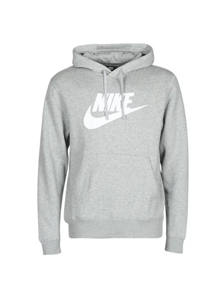 Hanorac cu glugă Nike gri