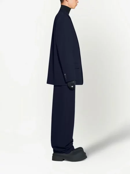 Jednořadé sako Balenciaga modré