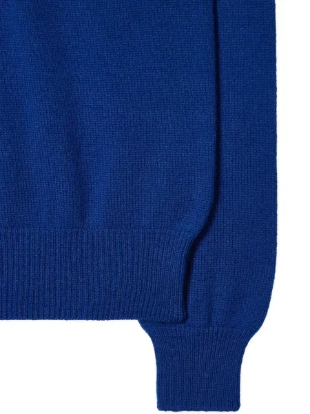 Pulover Paul Smith cu decolteu rotund albastru