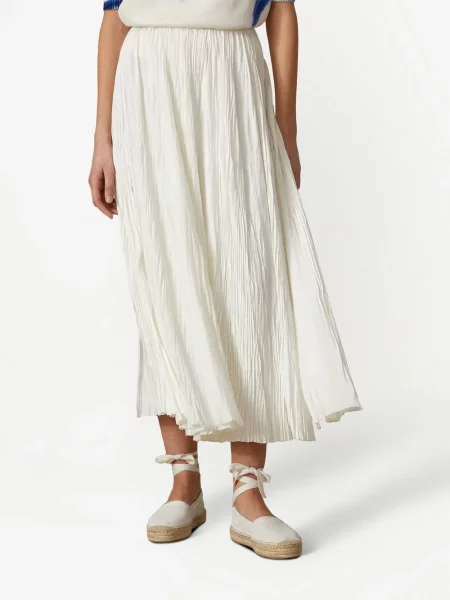 Fustă Ralph Lauren Collection alb