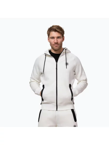 Bluza Pitbull Dogwood Hooded Zip Sweatshirt biała