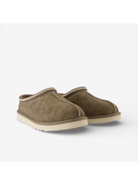 Papuci de casă Ugg din piele de căprioară violet