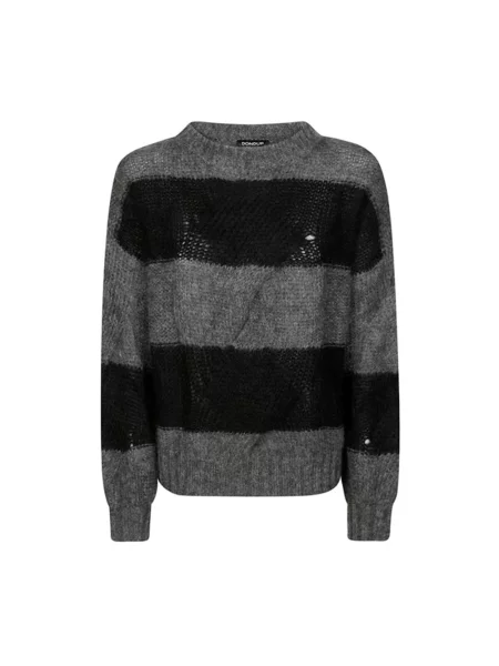 Sweter Dondup wełniany szary