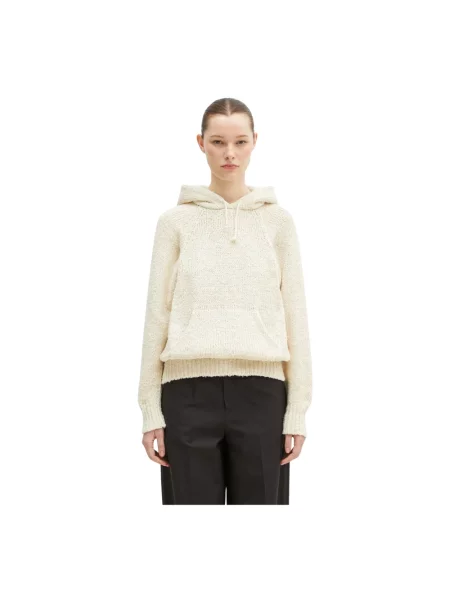 Visvim sweter jedwabny Raglan Hoodie P.O. Knit Mawata beżowy