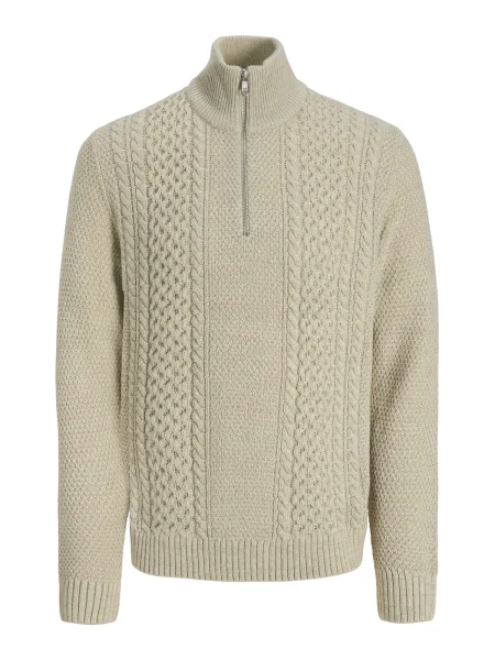 JACK & JONES Pulóver JJPAUL természetes fehér