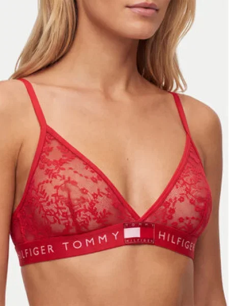 Tommy Hilfiger Trikotni nedrček rdeča