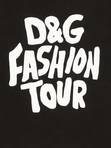 Gyerek póló Dolce & Gabbana fekete