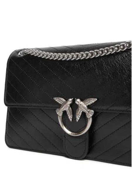 PINKO Kabelka Love One Light Classic AI PLTT čierna