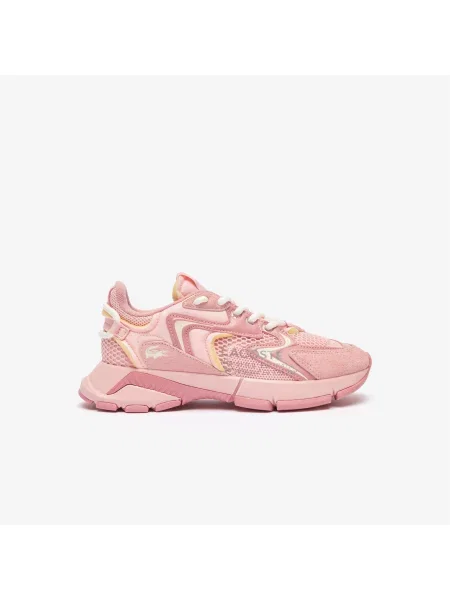 Lacoste Buty Sportowe Neo Z Kontrastowym Materiałem różowe
