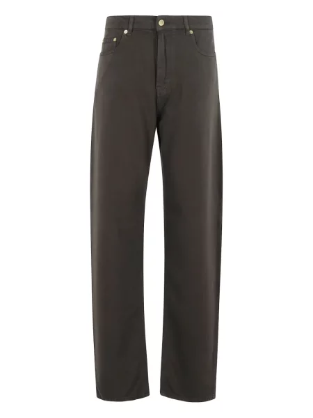 Jeansy Darkpark z 5 kieszeniami brązowe