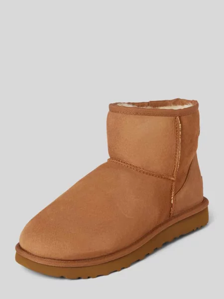 Botki Ugg skórzane klasyczne brązowe