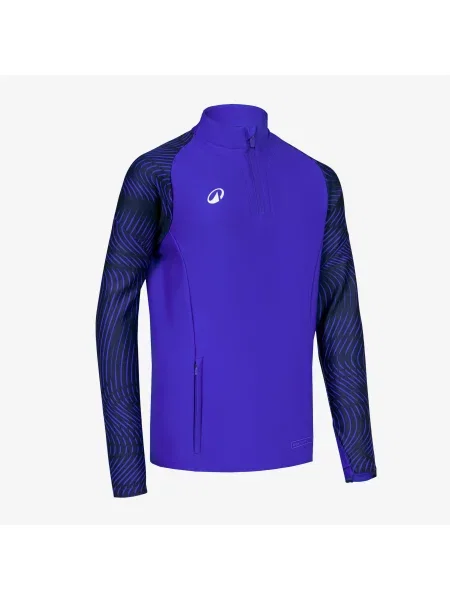 Bluza piłkarska krótki dla dzieci Kipsta Viralto Wavy Club niebieska