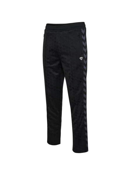 Spodnie do biegania Hummel Archive Regular Poly AOP czarne