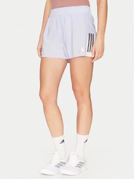 Adidas Športne kratke hlače Own the Run Colorblock vijolična