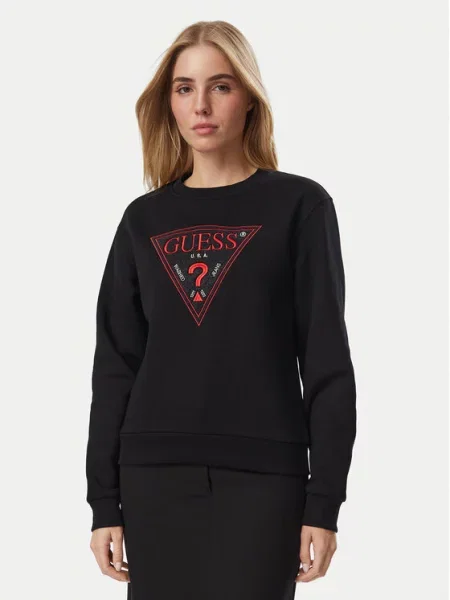 Guess Суитшърт черен