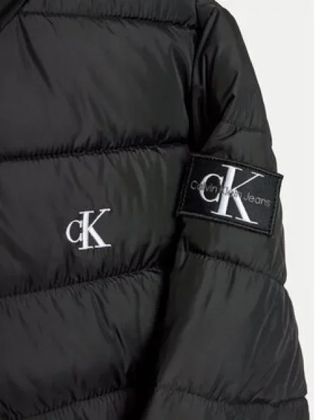 Calvin Klein Jeans Žieminė striukė Inst Logo juoda