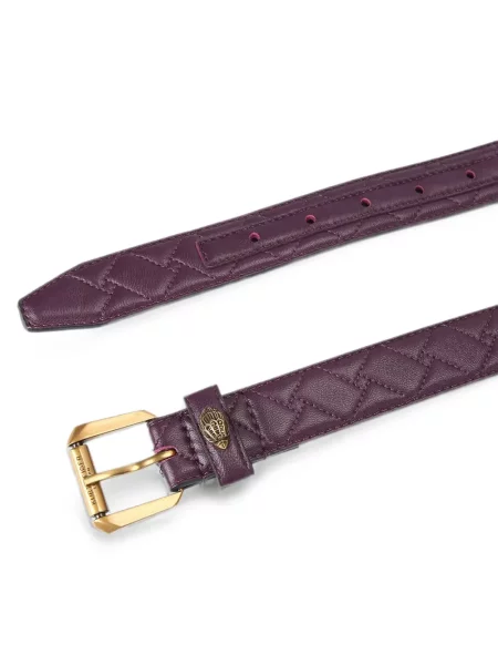 Matlasat cu centură curea Kurt Geiger London violet