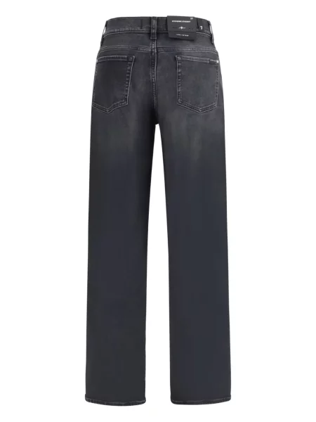 Blugi 7 For All Mankind cu 5 buzunare gri