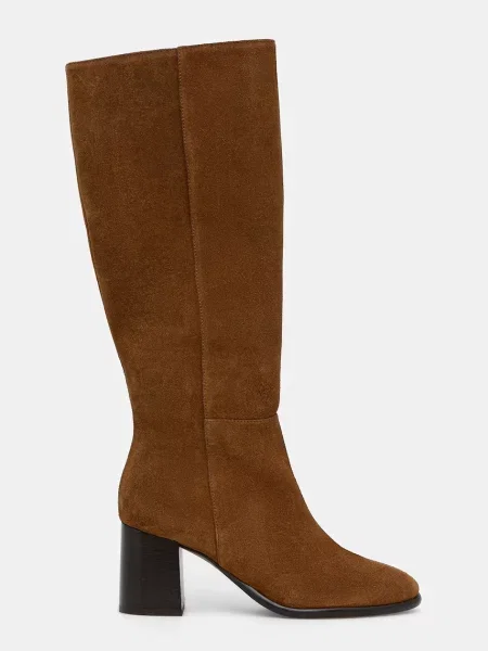 Замшевые сапоги Jonak коричневые